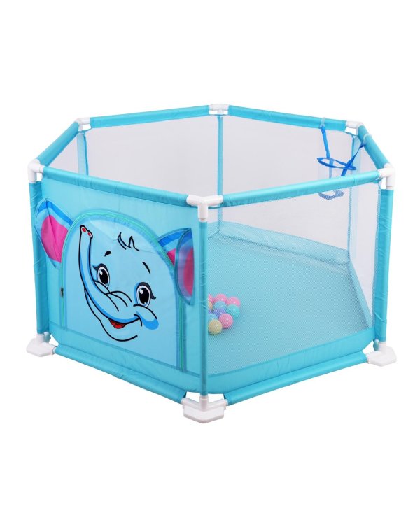 RoGer Elephant Детский Игровой Манеж С Мячиками 50шт