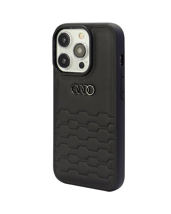 Audi GT Synthetic Leather Back Case Защитный Чехол для Apple iPhone 15 Pro Max