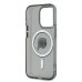 Karl Lagerfeld IML Karl Head Metal Frame MagSafe Case Защитный чехол для iPhone 15 Pro Max / чёрный
