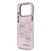 Karl Lagerfeld IML Multi K&CH Heads Защитный чехол для iPhone 17 Pro Max / розовый