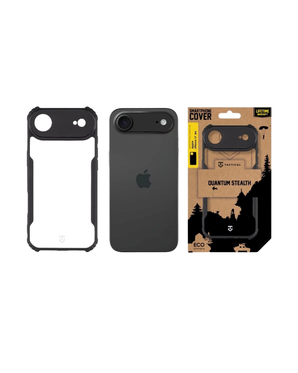 Tactical Quantum Stealth Cover Защитный чехол для Apple iPhone Air / прозрачный/чёрный
