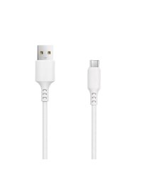 Setty Кабель USB-A - microUSB / 1m / 2A / белый