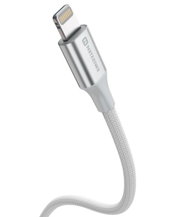 Swissten Textile II USB-C - Lightning Kабель для передачи данных и зарядки 1.5m