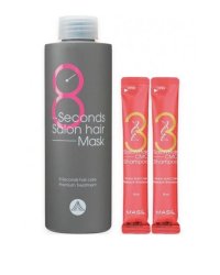 Masil 8 Seconds Salon Hair Set Набор Для Ухода За Волосами 350ml+8ml×2