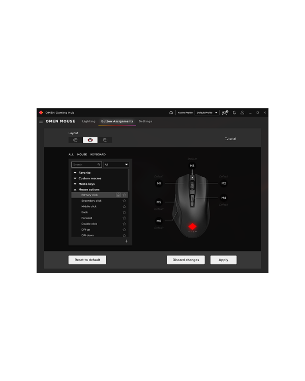 Дополнительное изображение книги «HP Omen Vector Essential Игровая мышь»