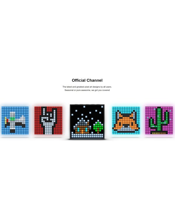 Divoom TimeBox EVO Bluetooth 5.0 Портативная Колонка 8 bit / Будильник / Апликация / Соц. сети / Градусник