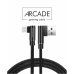Swissten Плетеный L Типа Универсальный Quick Charge 3.1 USB на USB-C Кабель данных 1.2 m