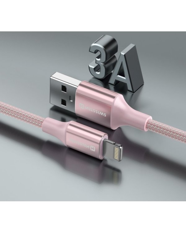 Swissten Textile II USB - Lightning кабель для передачи данных и зарядки 1.5m