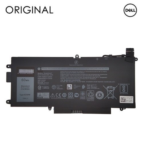 Оригинальная аккумуляторная батарея K5XWW для портативного компьютера Dell 7500mAh
