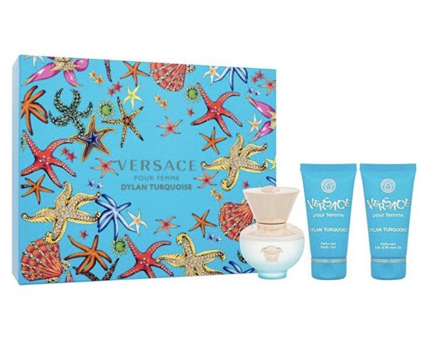 Обложка книги «Versace Pour Femme Dylan Turquoise Парфюмерный Комплект»