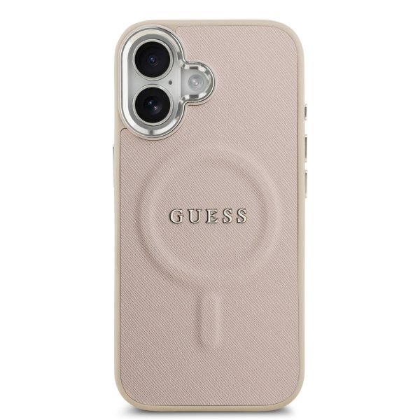 Guess PU Saffiano MagSafe Case Чехол для Apple iPhone 17