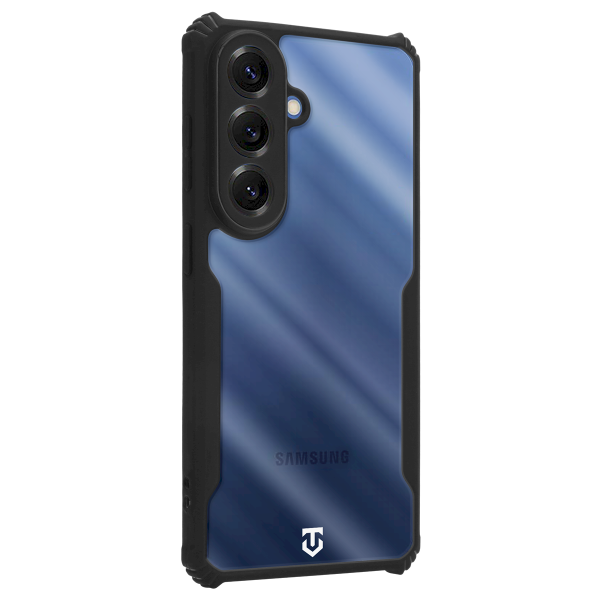 Tactical Quantum Stealth Cover Защитный чехол для Samsung Galaxy S26 / прозрачный/чёрный
