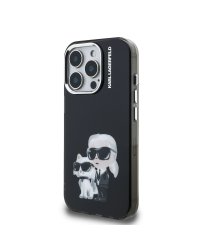 Karl Lagerfeld IML Aquarelle Karl and Choupette Case Чехол для Apple iPhone 15 Pro Max