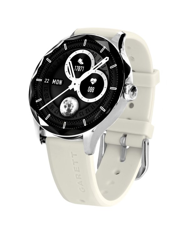 Garett Smartwatch Viva Silver steel Умные часы AMOLED / IP67 / Find your phone / Music playback control