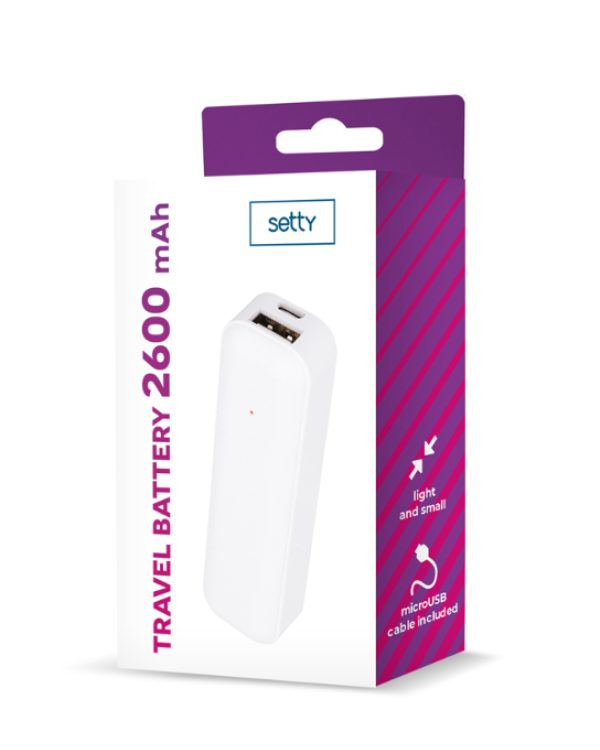 Setty Power Bank 2600 mAh