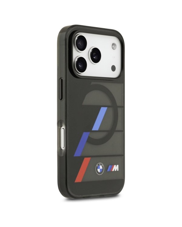 BMW M IML Metal Buttons Tricolor Lines MagSafe Case Защитный Чехол для Apple iPhone 17 Pro