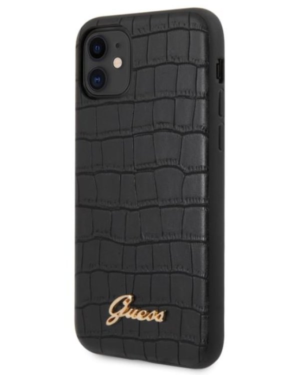 Дополнительное изображение книги «Guess GUHCN61PCUMLCRBK Croco Cover Чехол для Apple iPhone 11 Black»