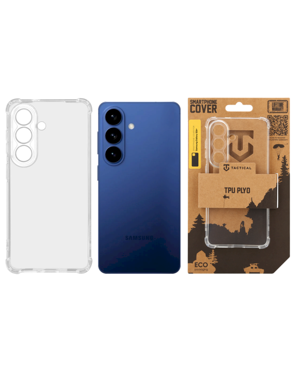 Дополнительное изображение книги «Tactical TPU Plyo Cover Защитный чехол для Samsung Galaxy S26+ / прозрачный»