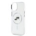 Karl Lagerfeld IML K&CH Heads Metal Frame MagSafe Case Защитный чехол для iPhone 14 / прозрачный