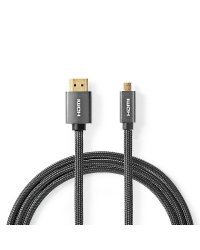 Nedis CVTB34700GY20 Скоростной HDMI™ Кабель с Ethernet| HDMI™ Micro male | 4K@60H | 2.00 m