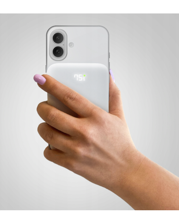 Qualo QMPB5-LD-00 MagSafe Беспроводной Повер Банк 10000mAh / LED / 20 W / USB-C / Lightning