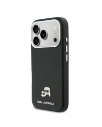 Karl Lagerfeld PU Karl and Choupette Heads Pins MagSafe Case Чехол для Apple iPhone 17 Pro Max