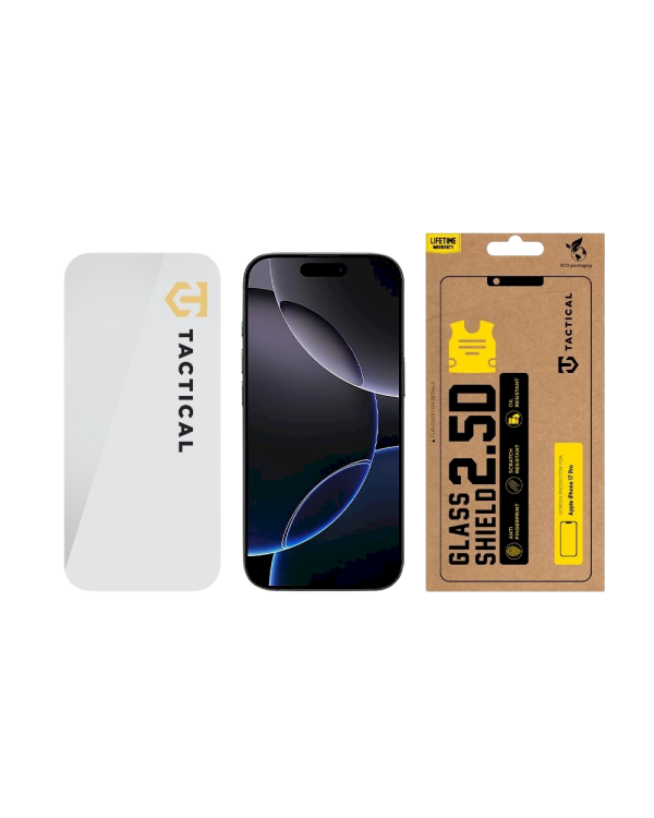 Tactical Glass Shield 2.5D Защитное стекло для Apple iPhone 17 Pro / прозрачный