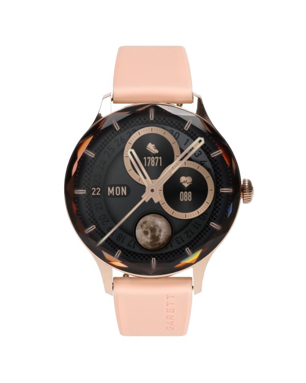 Garett Smartwatch Viva gold steel Умные часы AMOLED / IP67 / Find your phone / Music playback control