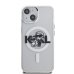 Karl Lagerfeld IML Glitter Karl and Choupette Sketch MagSafe Case Защитный чехол для iPhone 15 / прозрачный