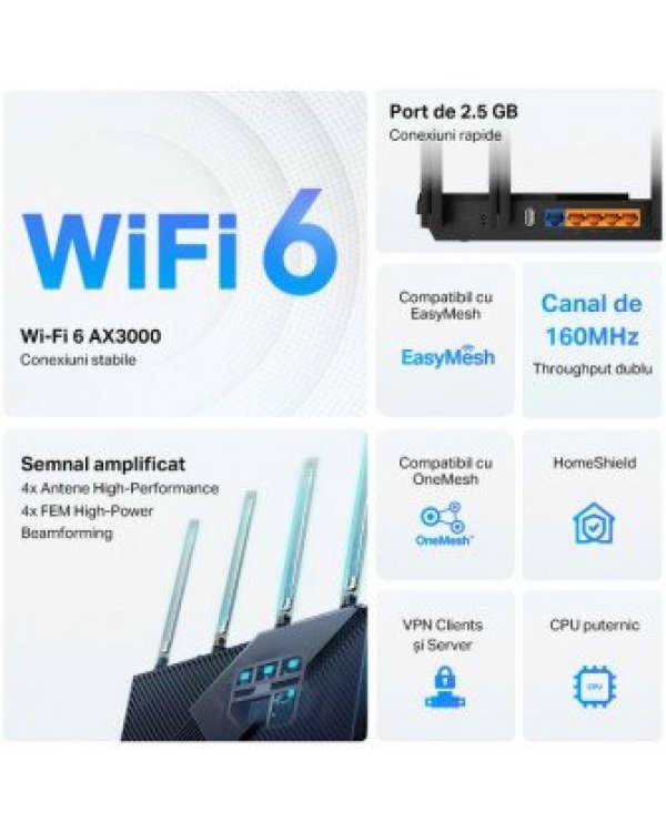 TP-Link Archer AX55 Pro Gigabit Router WiFi6 AX3000