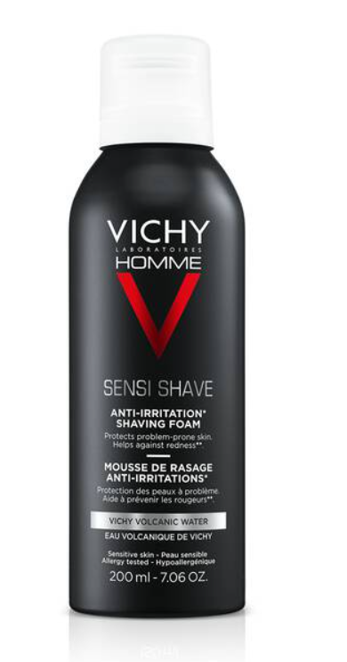 Vichy Homme Sensi Shave Anti-Irritation Пена для бритья 200ml