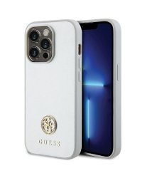 Guess Strass Metal Logo Back Case Защитный Чехол для Apple iPhone 15 Pro Max
