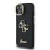 Guess PU Grained 4G Logo Stand Camera Frame Case Защитный чехол для iPhone 13 / чёрный