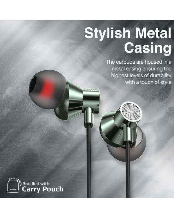 Promate Silken-C Ergonomic Stereo In-Ear Проводные наушники USB-C / 1.2m