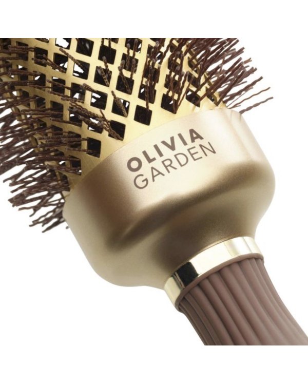 Olivia Garden Expert Blowout Shine Gold & Brown Расческа Для Волос 45mm
