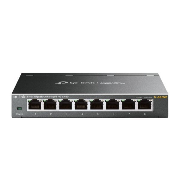 Обложка книги «TP-Link TL-SG108E 1Gbit Сетевой коммутатор 8port / 1000Mb/s»