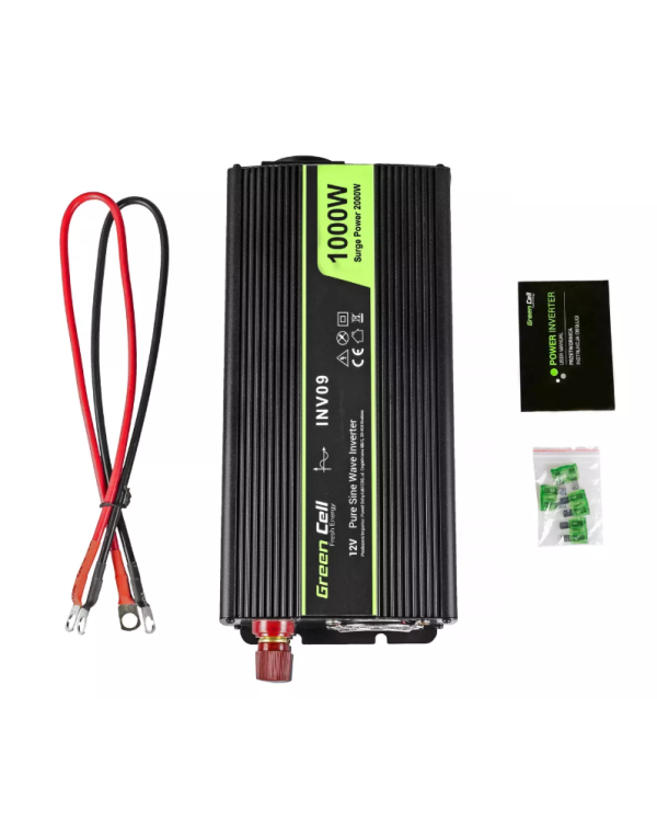 Green Cell INV09 Aдаптер питания / инвертор Авто 1000W