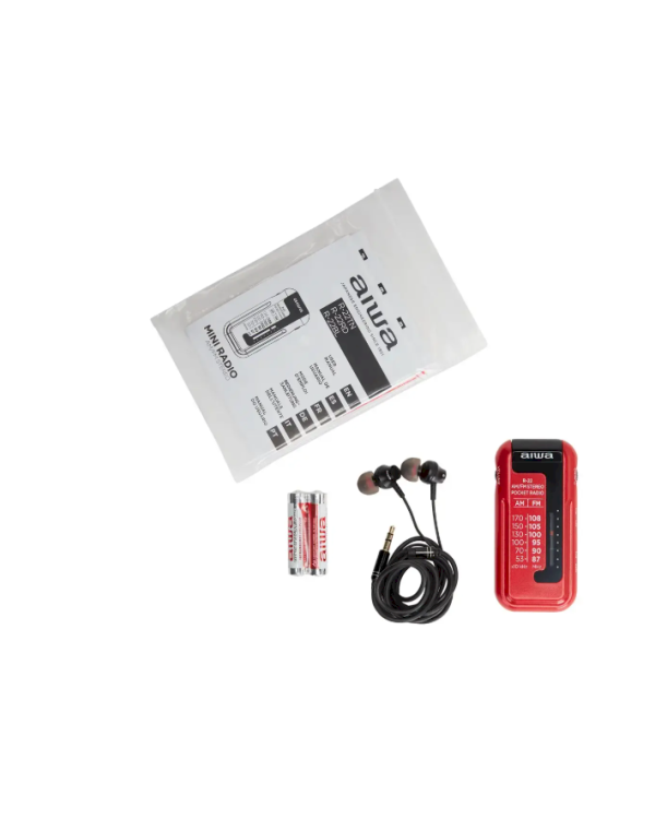 Aiwa R-22RD Портативное радио AM/FM / Красное