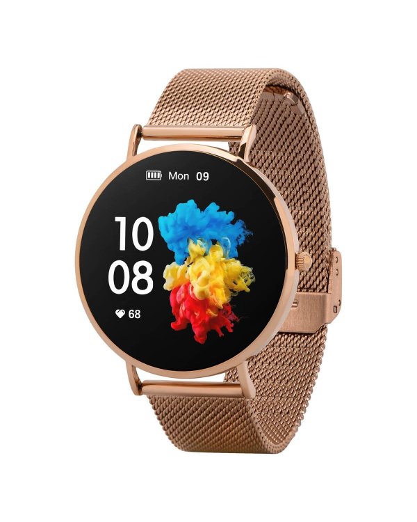 Garett Smartwatch Garett Verona Gold Steel Умные часы AMOLED / Bluetooth / IP67 / GPS / SMS
