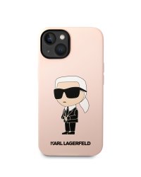Karl Lagerfeld Liquid Silicone Ikonik NFT Case Защитный чехол для iPhone 14 Plus / розовый