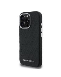 Karl Lagerfeld Grained PU Repeated Logo MagSafe Case Чехол для Apple iPhone 16 Pro