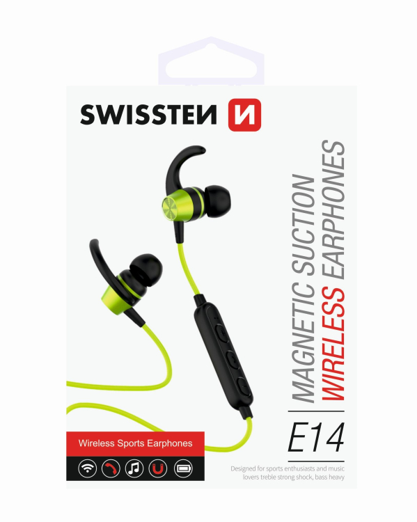 Обложка книги «Swissten Active Wireless Bluetooth Earphones Спортивные Наушники»