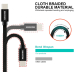 Swissten Textile Универсальный Quick Charge 3.1 USB-C USB Кабель данных 2м