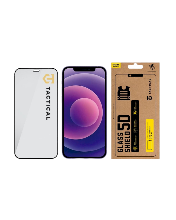Tactical Glass Shield 5D Защитное стекло для Apple iPhone 12 mini / чёрный