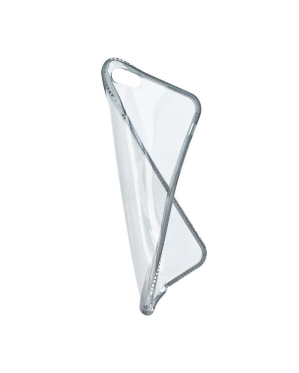 Beeyo Diamond Frame Силиконовый Чехол для Apple iPhone 6 Plus Прозрачный - Серый