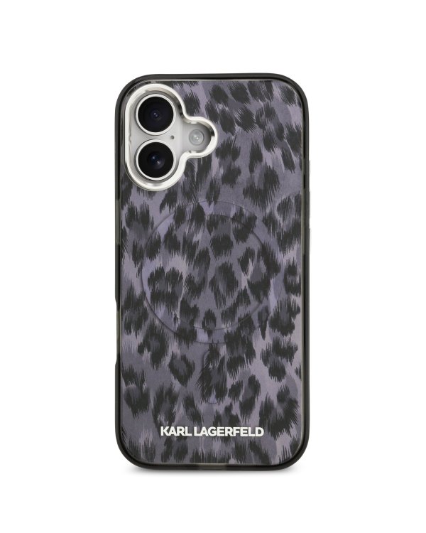 Karl Lagerfeld IML Leopard MagSafe Case Чехол для Apple iPhone 17