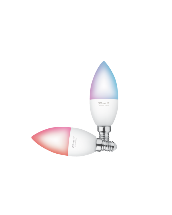 Trust Smart WiFi LED Candle E14 Белая и цветная (двойная упаковка) светодиодная лампа