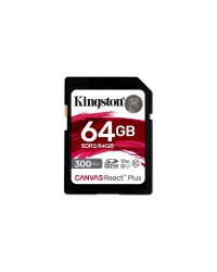 Kingston Canvas React Plus 300/260 UHS-II U3 Карта памяти 64GB