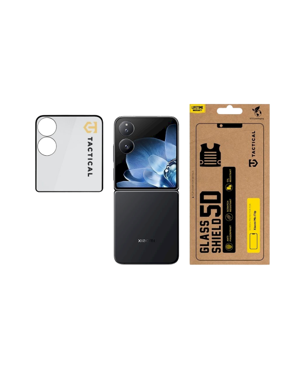 Tactical Glass Shield 5D Защитное стекло для Xiaomi Mix Flip / чёрный