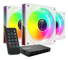 Mars Gaming MF3DPROKITW ARGB 120mm Комплект кулеров для компьютера с дистанционным управлением